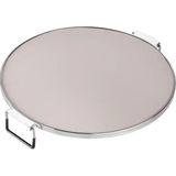 Eratec Orijinal Taş (Pizza Taşı) – Yuvarlak, Ø 32 Cm, Kimyasal Katkı Maddesi Içermez - Beyaz