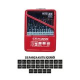 Eratool Hss Matkap Ucu Seti 25 Parça (1-13 mm) Metal Kt.pencereli ERA54953 Eratool
