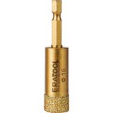 Eratool Mermer Granit Fayans Delik Delme Panç Hex Bits Saplı - 16 MM