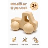 ERATOS Modüler Oyuncak Kamyonet Araba | Ahşap Görünümlü | 3+ Yaş