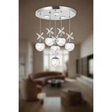 Eray Aydınlatma 2560-5+1 Krom Led Avize
