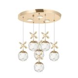 Eray Aydınlatma 2560-5+1 Sarı Led Avize