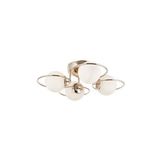 Eray Aydınlatma 4'lü Opal Camlı Rose Gold Avize