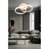 Eray Aydınlatma 9242 Gold Ledli Plofonyer Avize
