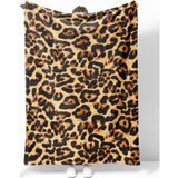 Eray Home Collection Leopar Leopard Desenli Dijital Baskılı Polar Battaniye Tv Battaniyesi Polar Battaniye - 140 x 170 cm