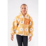 Eray Kids Kız Çocuk Papatya Desenli Polar Ceket (9-10 -11-12Y) - Sarı - 9 Yaş