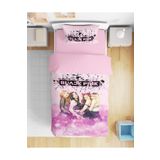 Erays Home Black Pink 3d Dijital Baskılı Tek Kişilik Genç Kız Çocuk Nevresim Takımı
