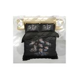 Erays Home Bts Temalı 3d Dijital Baskılı Çift Kişilik Çarşafsız Nevresim Takımı