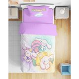 Erays Home Cinnamoroll 3D Dijital Baskılı Tek Kişilik Kız Çocuk Nevresim Takımı Genç Nevresim Takımı - 160 x 220 cm