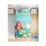 Erays Home Deniz Kızı Mermaid 3d Dijital Baskılı Tek Kişilik Kız Çocuk Nevresim Takımı