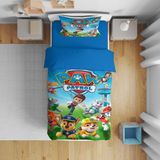 Erays Home Erayshome Paw Patrol 3D Tek Kişilik Nevresim Takımı - 160 x 220 cm - Mavi