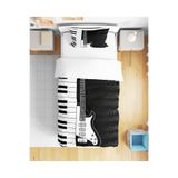 Erays Home Erayshome Piano Music Piyano 3D Tek Kişilik Nevresim Takımı