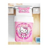 Erays Home Kitty Cat 3d Dijital Baskılı Tek Kişilik Kız Çocuk Nevresim Takımı Genç Nevresim Takımı Sevimli Kedi