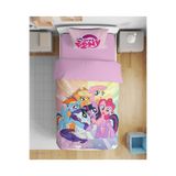 Erays Home My Little Pony 3D Dijital Baskılı Tek Kişilik Çarşafsız Kız Çocuk Nevresim Takımı