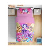 Erays Home My Little Pony Desenli New 3d Dijital Baskılı Tek Kişilik Çarşafsız Kız Çocuk Nevresim Takımı