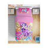 Erays Home My Little Pony Desenli New 3d Dijital Baskılı Tek Kişilik Kız Çocuk Nevresim Takımı