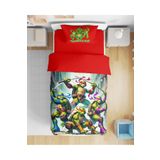 Erays Home Ninja Kaplumbağalar 3d Dijital Baskılı Tek Kişilik Erkek Çocuk Nevresim Takımı