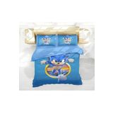 Erays Home Sonic 3d Dijital Baskılı Çift Kişilik Erkek Çocuk Nevresim Takımı Sonik Genç Nevresim Takımı