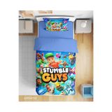 Erays Home Stumble Guys Desenli 3D Dijital Baskılı Tek Kişilik Çarşafsız Erkek Çocuk Nevresim Takımı Uyku Seti