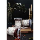 ERB19V5 Silindir Saklama Kabı Kilitli Ø90 3 Lü Set, Elegance