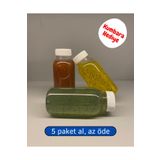 Erbaşlar 23 Adet 250 ml Yuvarlak Detox, Meyve Suyu, Sporcu,diyet Beslenme-boş Pet Şişe(BEYAZ KİLİTLİ KAPAKLI)