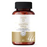 ERBATAB Biotin Saç Cilt Tırnak Vitamini - Çinko, Çörekotu, At Kuyruğu, Civanperçemi & Isırgan Ekstresi - 60 Bitkisel Vegan Kapsül - Helal, Glutensiz, Sığır Jelatinsiz