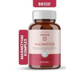 Erbatab Magnezyum 3'lü Form Bisglisinat Sitrat Malat + Vitamin B2 B3 B6 Biotin 60 Kapsül - Takviye Edici Gıda