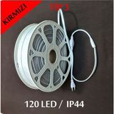 Erbay 220V Şerit LED 120 Ledli Kırmızı