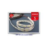 ERBAY 24v Volt Dış Mekan Silikonlu Şerit Led 3 Çipli 5 Metre Yeşil-Kırmızı-Mavi