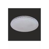 ERBAY 24W SIVA ÜSTÜ KRİSTAL KENARLI DESENLİ DEKORATİF ARMATÜR LED PANEL