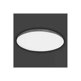 ERBAY 35W SIVA ÜSTÜ ARMATÜR DEKORATİF LED PANEL KROM ÇİZGİLİ