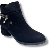 Erbay 508-26 Yağlı Deri Trend Fashion Kadın Bot - Siyah