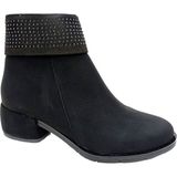 Erbay 512 Yağlı Deri Trend Fashion Kadın Bot - Siyah