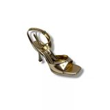 Erbay 603-26 Rugan Deri Tek Bant Topuklu Kadın Sandalet (10Cm)
