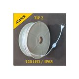 ERBAY Amber 50 Metre 220v Şerit Led Sarı
