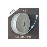 ERBAY Beyaz 50 Metre 220v Şerit Led Beyaz