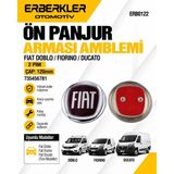 ERBERKLER Fiat Doblo/fiorino/ducato Ön Panjur Arması Amblemi 2 Pim ÇAP:120MM 735456781