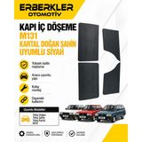ERBERKLER Kapı Iç Döşeme M131 Kartal Doğan Şahin Uyumlu Siyah