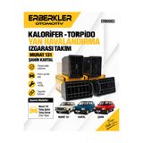 ERBERKLER Murat 131 Şahin Kartal Kalorifer Torpido Yan Havalandırma Izgarası ve Vites Konsol Izgarası Takım