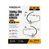ERBERKLER OTOMOTİV TEMPRA TİPO ARKA CAM KRİKOSU MANUEL SAĞ SOL TAKIM