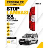 ERBERKLER Stop Lambası Ym Sol Doblo 06-> Pleksan 6851