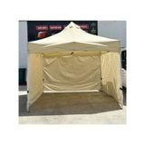 Erbil 3x3 Gazebo Çardak 3 Taraf Ince Bezli Kapalı KOLAY KURULUM - Krem Rengi