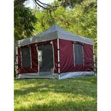 Erbil Gazebo 3x3 Kamp Çadırı Bordo – Kolay Kurulumlu Kamp Çadırı, Bahçe ve Etkinlik Çadırı