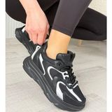 Erbilden Cata Siyah Cilt Beyaz Detaylı Spor Ayakkabı - (DipCamo)Charcoal-White