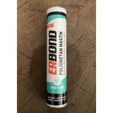 Erbond Oto İnşaat Pu Mastik Güçlü Silikon Metal Yapıştırıcı Beyaz Renk 280ml