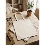 Erca Home Tekstil Ürünleri Baskısız Ham Bez Çanta Kulplu 35X45 5 Adet - 35x 45 - Bej