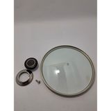 Ercan AVM Cam Kapak 22 cm ve Parliement Mavi Kulp