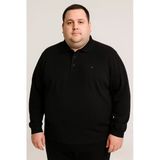Ercan Büyük Beden Erkek Polo Yaka Uzun Kol Sweatshirt - 7417