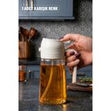 Ercazzo Cam Sprey Yağdanlık 450 Ml Airfryer Püskürtmeli Yağdanlık Zeytinyağı, Sirke ve Sıvı Yağ Şişesi Mutfak Yağdanlığı Karışık Renk