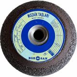 Erçelik Egesan Mozaik Taşı Konik Zımpara Taşı 100X45X14 mm Taş Motoru Bileme ve Taşlama Taşı